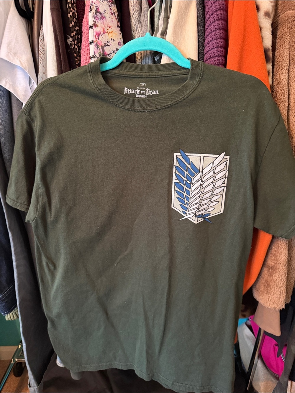 Men's Olive Green Scout Regiment Logo Tee
